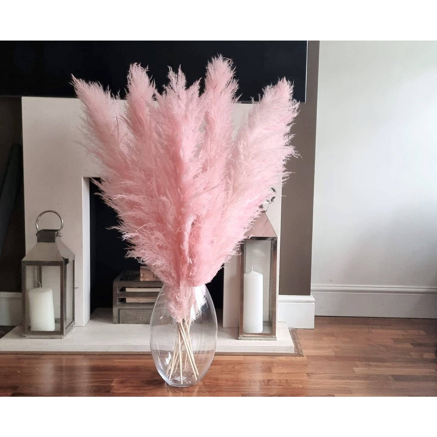 CORTADERIA DYED LIGHT PINK (PAMPAS GRASS) 120cm