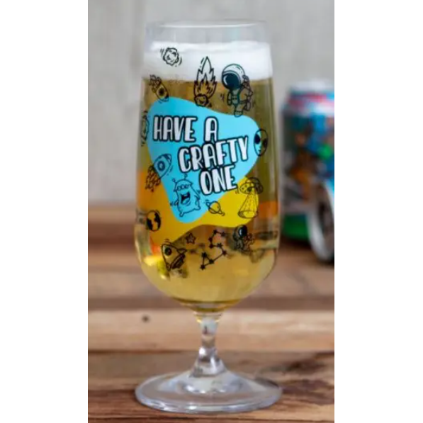 A Crafty One - Beer Glass