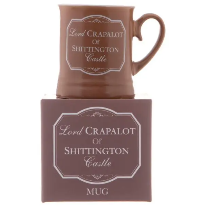 Lord Crapalot of Shittington Manor Victoriana Mug