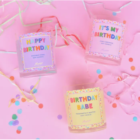 Passionfruit Martini Birthday Babe Sprinkle Candle