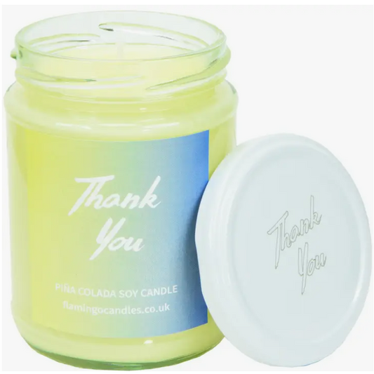 Pina Colada Thank You Candle