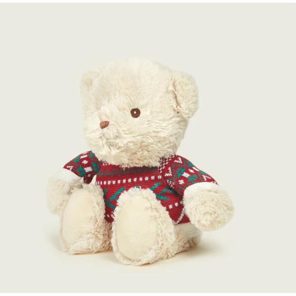 Warmies Plush Christmas Jumper Bear