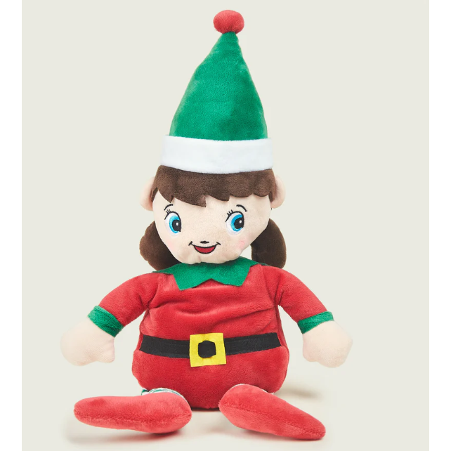 Warmies Plush Christmas Girl Elf