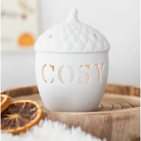 Ceramic Cosy Acorn Tealight Holder