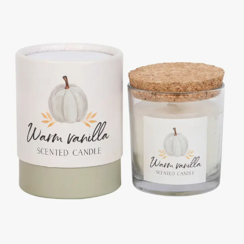 Warm Vanilla Autumnal Candle