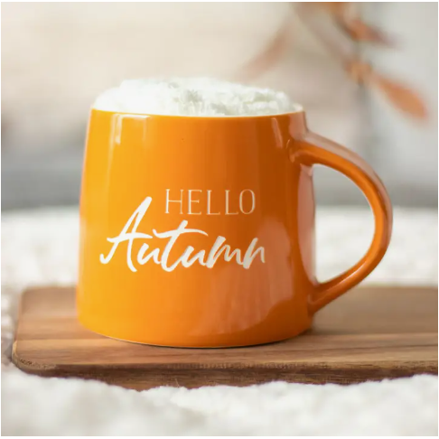 Hello Autumn Mug and Sock Set