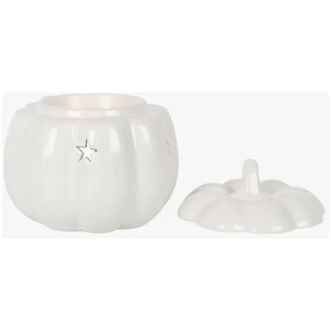 Ceramic White Pumpkin Oil Burner