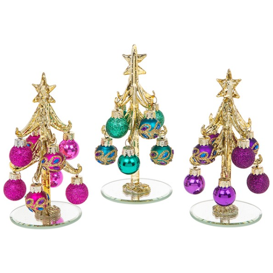 Deco Glass Christmas Tree Baubles