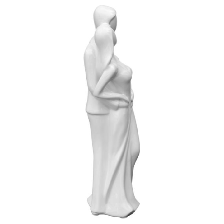 Ceramic White Wedding Couple