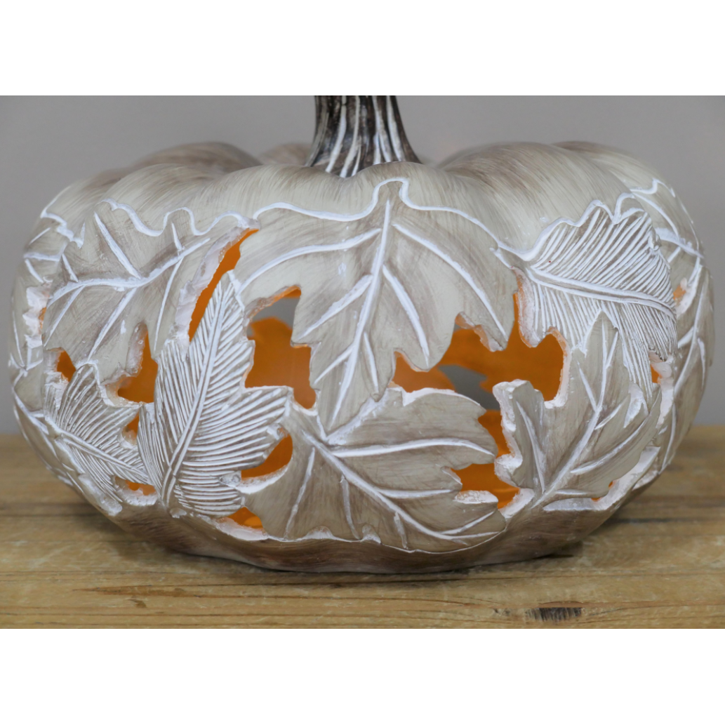 Light Up Resin Pumpkin - COLLECTION ONLY