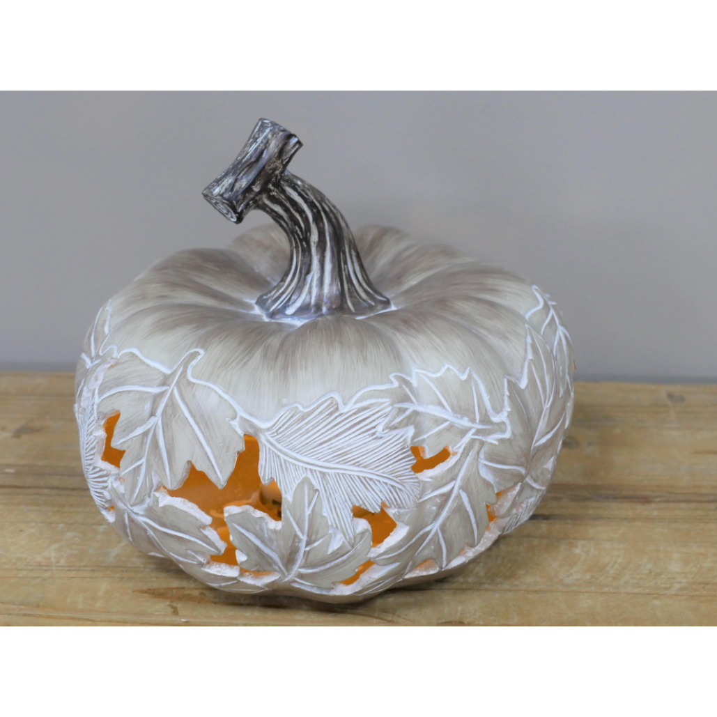 Light Up Resin Pumpkin - COLLECTION ONLY