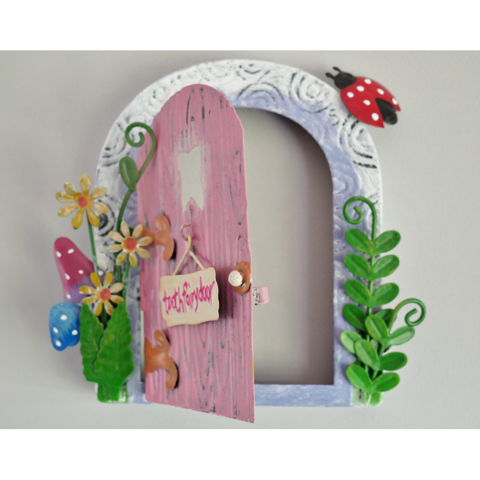 Metal Tooth Fairy Door