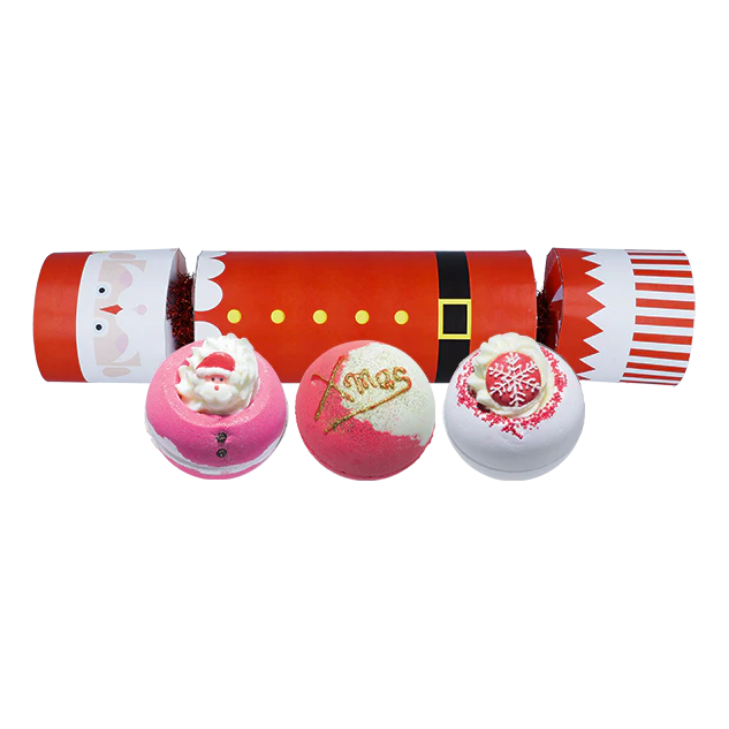 Bath Blasters - Father Christmas Cracker Case Bath Bombs