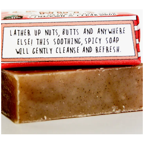 Cracking Nuts Christmas Soap Bar