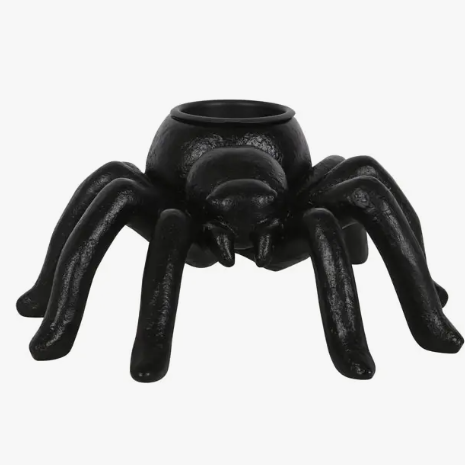 Gothic Halloween Spider Tealight Holder