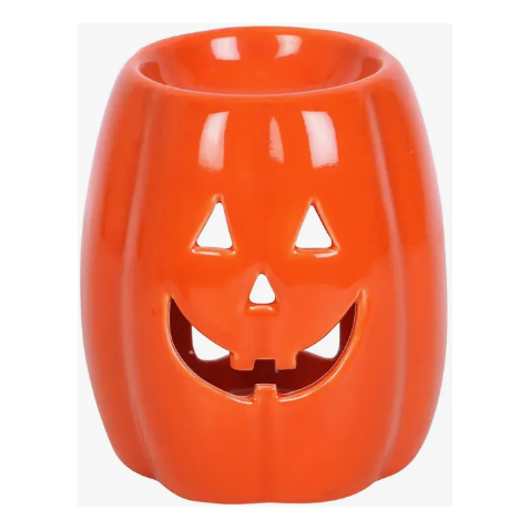 Ceramic Jack O Lantern Oil Burner and Wax Warmer