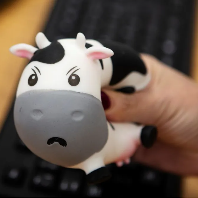 Moody Cow Stress Toy