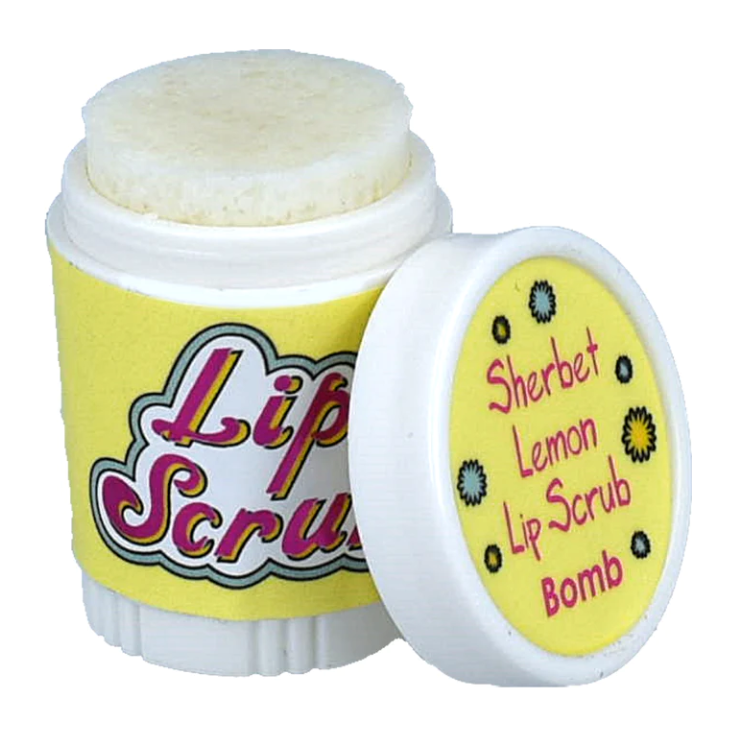 Fizzy Cola, Sherbert Lemon, Don't Worry and Bubblegum Flavoured Lip Scrub 4.5g