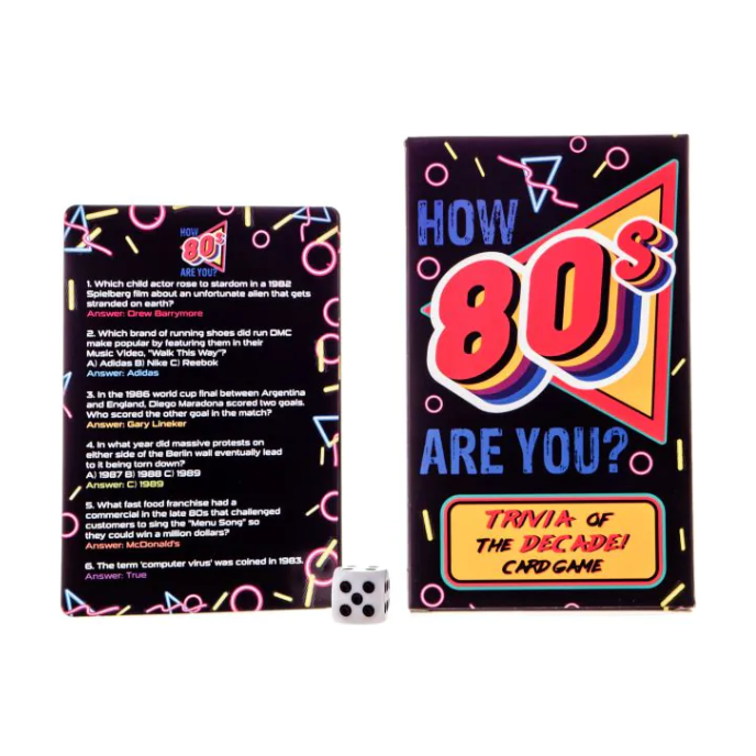 How 80's Are You - 80's Trivia Card Game