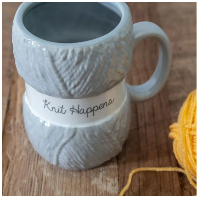 Knit Happens Ceramic Mug