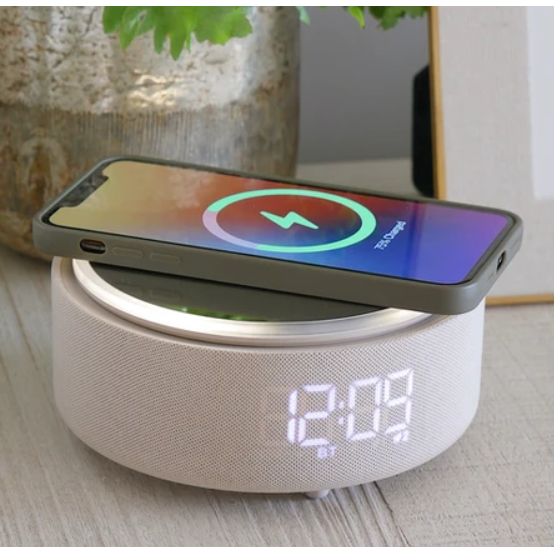 Glow - Clock, Mirror, Speaker and Wireless Charger