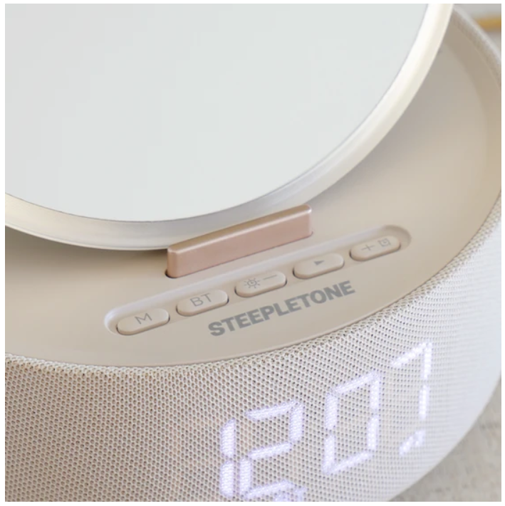 Glow - Clock, Mirror, Speaker and Wireless Charger