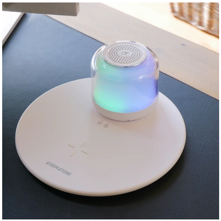 Charge and Play - Wireless Charger and Bluetooth Speaker