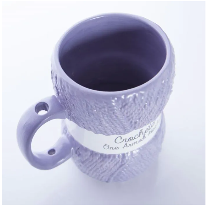 One Armed Hooker Crochet Mug