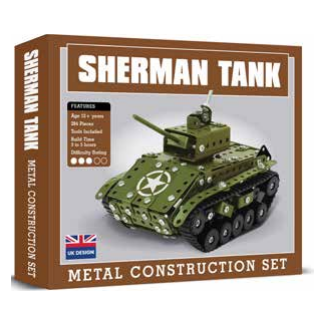 Sherman Tank Metal Construction Set