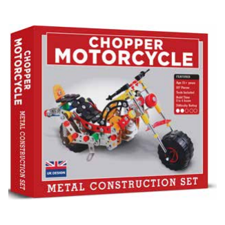 Chopper Motorcycle Metal Construction Set