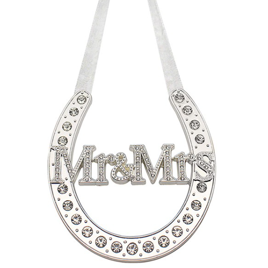 Mr and Mrs Wedding Horseshoe