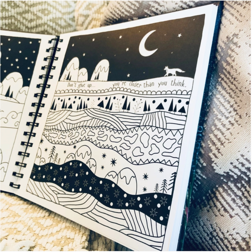 Fox Under The Moon - Self Love Journal