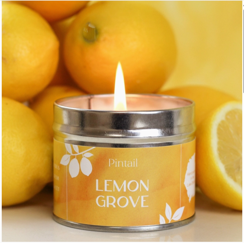Lemon Grove Classic Tin Candle