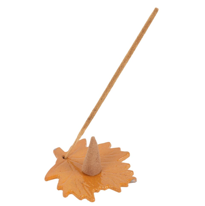 Autumn Leaf Orange And Cinnamon Fall Incense Gift Set