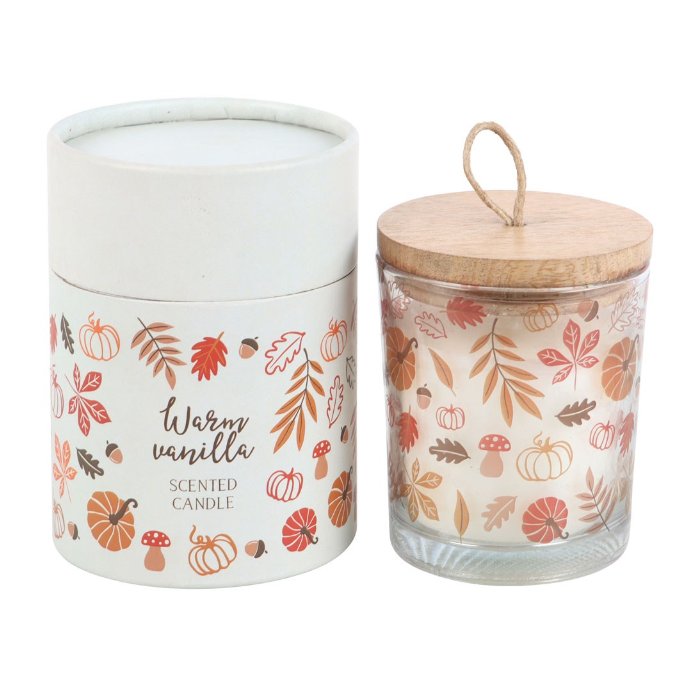 Autumn Leaves, Warm Vanilla Candle