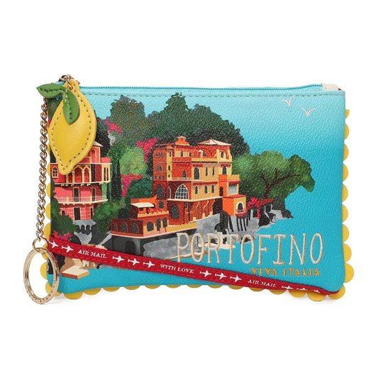 Vendula Viva Italia Postcard Zipper Coin Purse