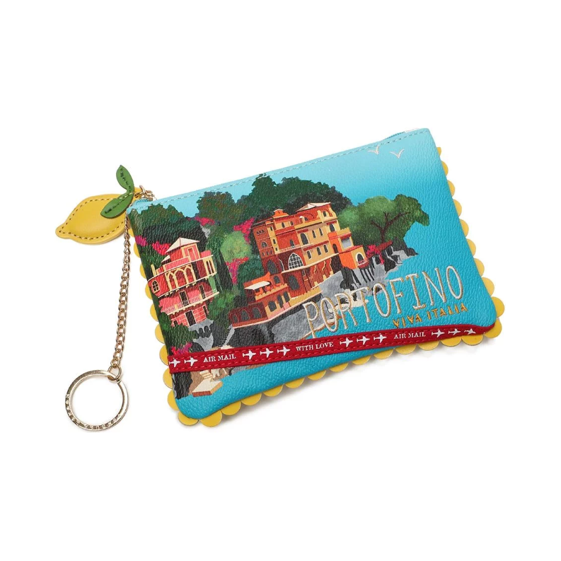 Vendula Viva Italia Postcard Zipper Coin Purse