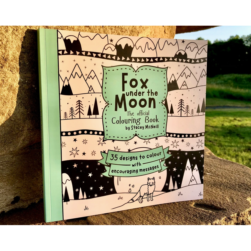 Fox Under The Moon  - Official Colouring Book