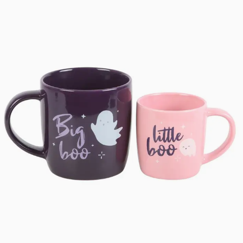 Big Boo Little Boo Halloween Family Mug Set