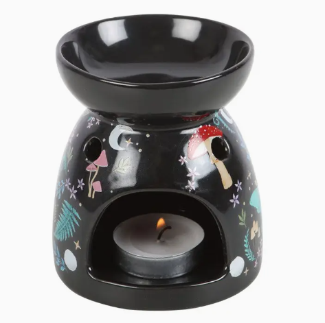 Dark Forest Print Oil Burner