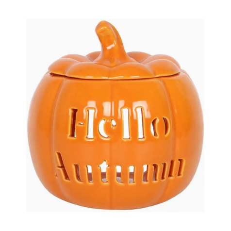 Hello Autumn Fall Pumpkin Oil Burner