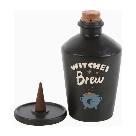 Witches Brew Potion Bottle Incense Cone Burner