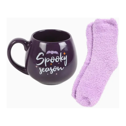 Spooky Season Mug and Sock Set