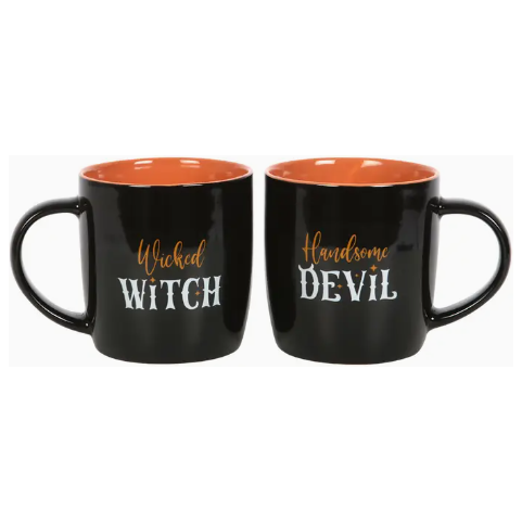 Wicked Witch and Handsome Devil Mug Set