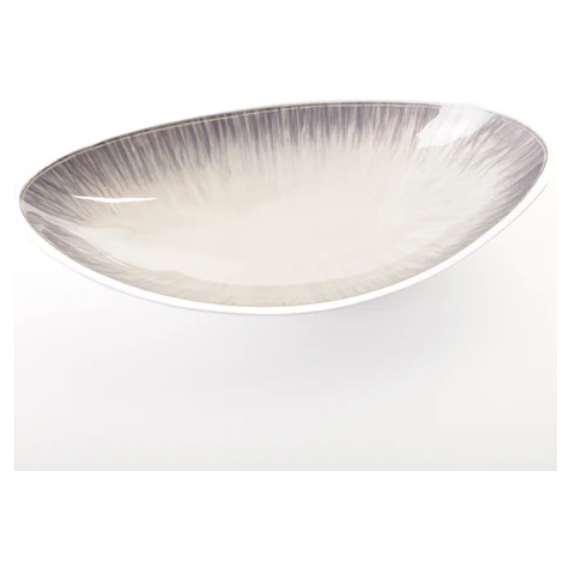 Tilnar Art Aluminium Collection - Boat Bowl Brushed Silver