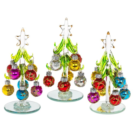 Deco Glass Christmas Tree Baubles