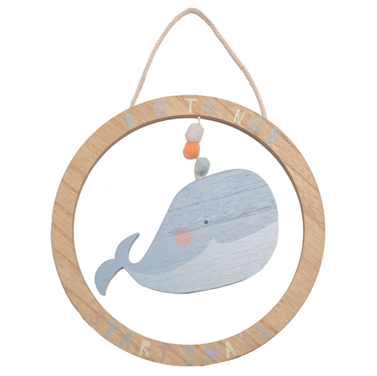 Petit Cheri Whale Plaque