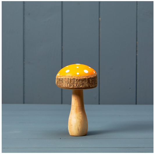 Orange Wooden Mushroom