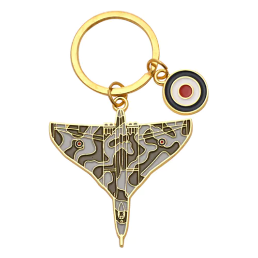 RAF Vulcan Enamel Keyring