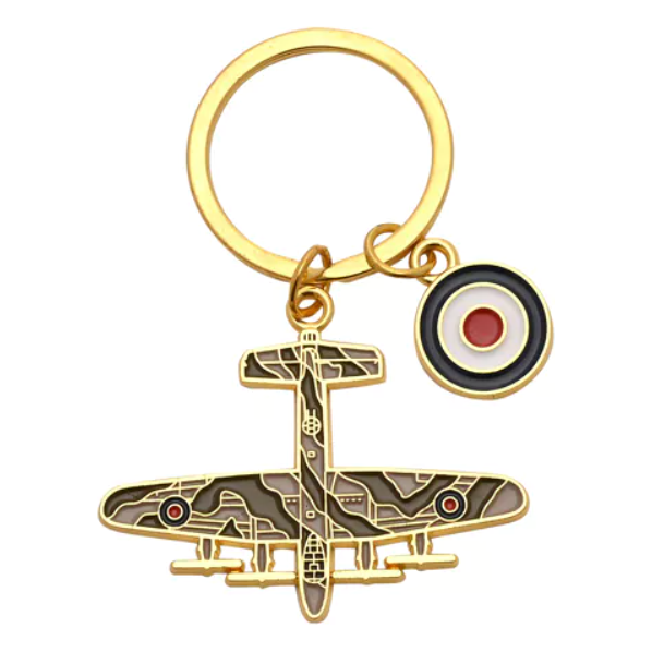 RAF Lancaster Bomber Enamel Keyring